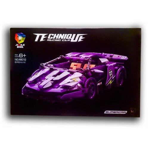 Конструктор JIQILE Racing car 48010 570 деталей - Модель автомобиля Lamborghini