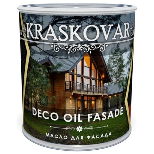 фото Масло kraskovar deco oil fasade, бук, 0.75 л