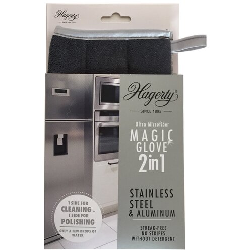 фото Перчатка из микрофибры для нержавеющей стали hagerty microfiber glove stainless steel