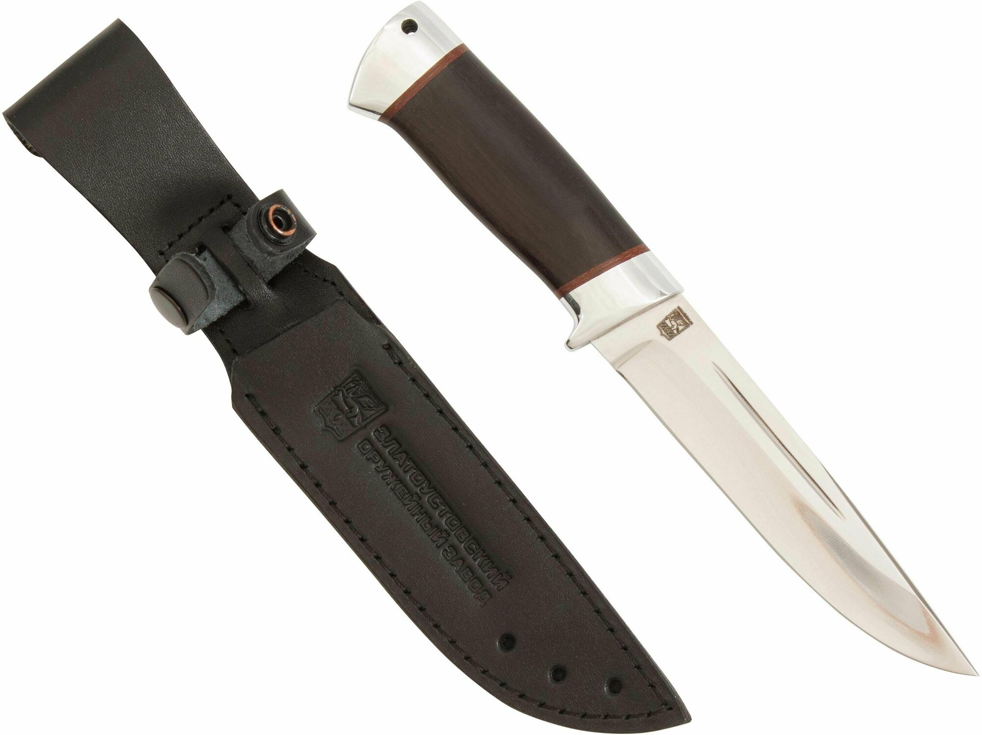 Нож Туристический "Бекас" (сталь 95x18, граб-ал.)