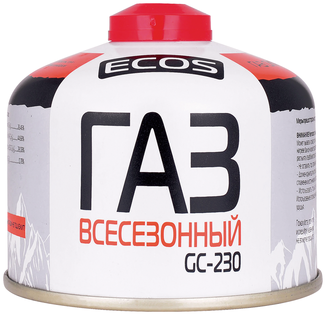 Газ для портативных приборов ECOS GC-230 [230гр; EPI-GAS; всесезонный]