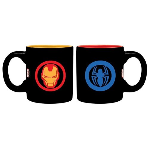 фото Набор кружек marvel iron man spider-man 2 шт 110ml abymug364 abystyle