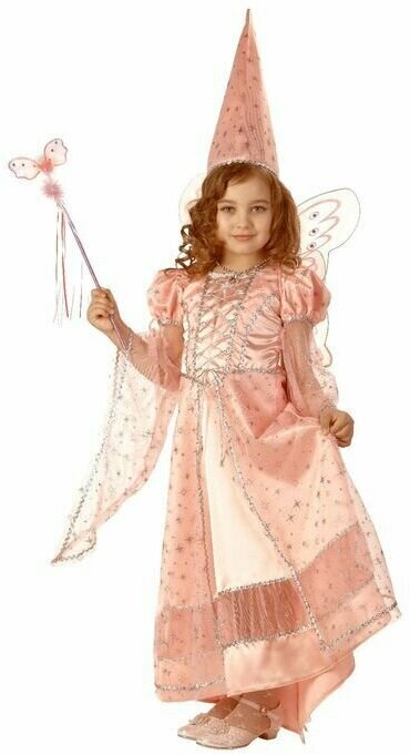 Карнавальный костюм 'Сказочная фея', размер 38, рост 146 см, цвет розовый
