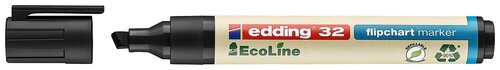 Edding Маркер для флипчартов EcoLine (32), черный, 1 шт.