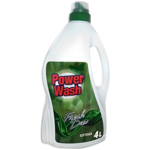 Power Wash Концентрированный кондиционер для белья Fresh dew, 4 л