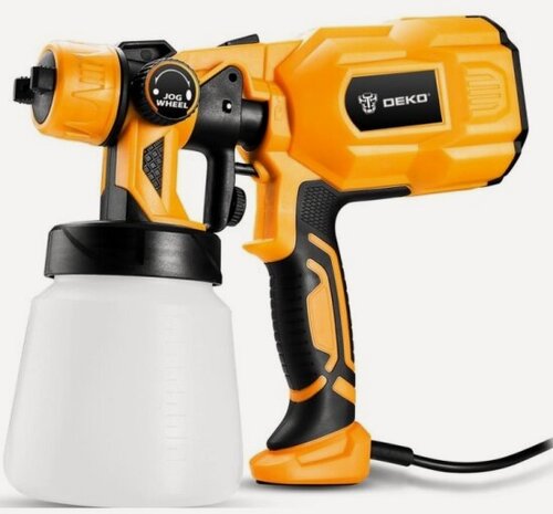 Изображение товара Краскопульт электрический Deko DKSG55K1 HVLP (550W, 800 мл)