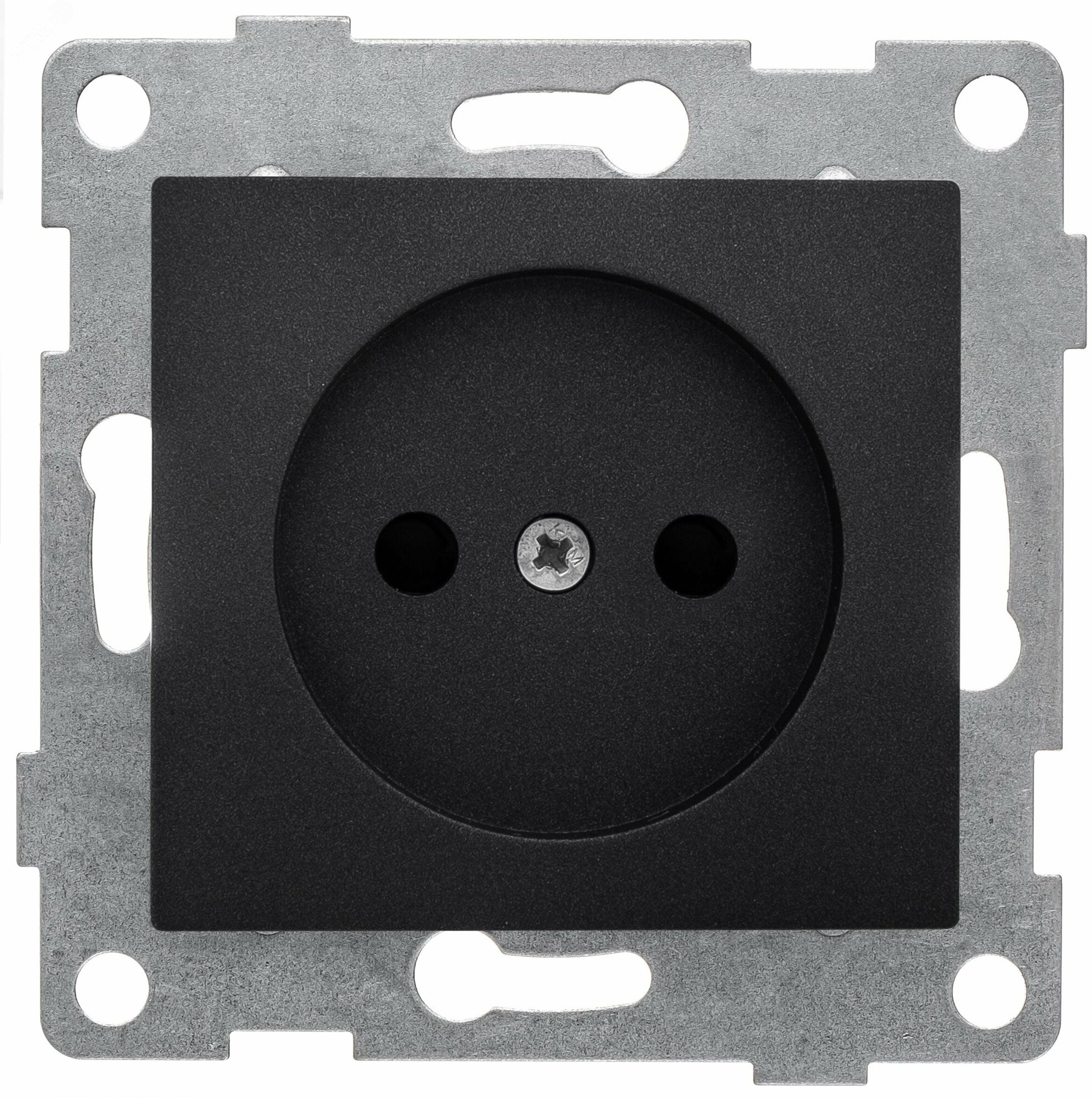 фото GUSI Bravo МЕХ. Роз. 1-ой б/з с з/ш, скрытая установка, 16А, 250В, графит