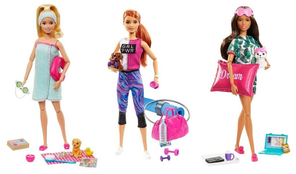 Mattel Barbie Игровой набор "Релакс" GKH73/GRN66 чернокожая