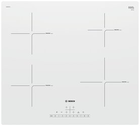 Индукционная варочная панель Bosch PUE612FF1J, белый