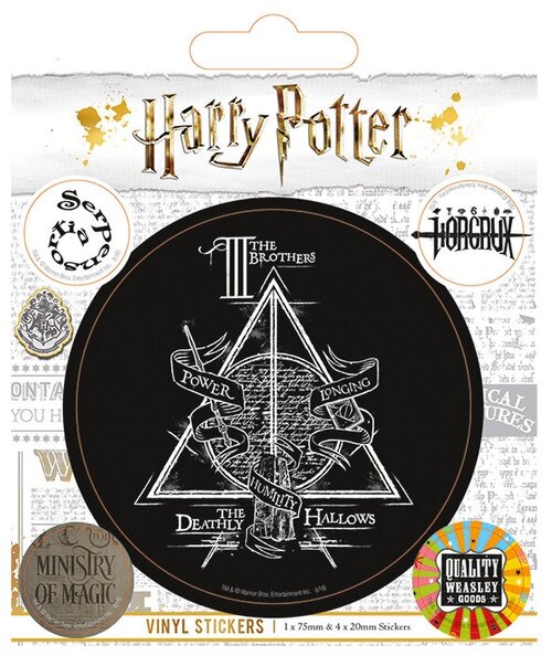 Pyramid International Набор наклеек Harry Potter Symbols (PS7324)  многоцветный 5 шт. 1 шт.