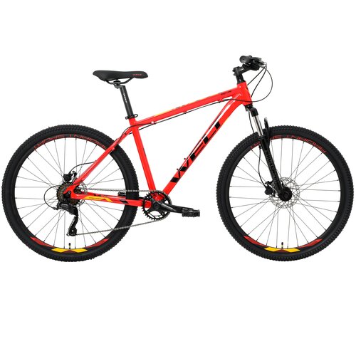 фото Горный (mtb) велосипед welt ridge 1.0 hd 27 (2023) carrot red 18" (требует финальной сборки)