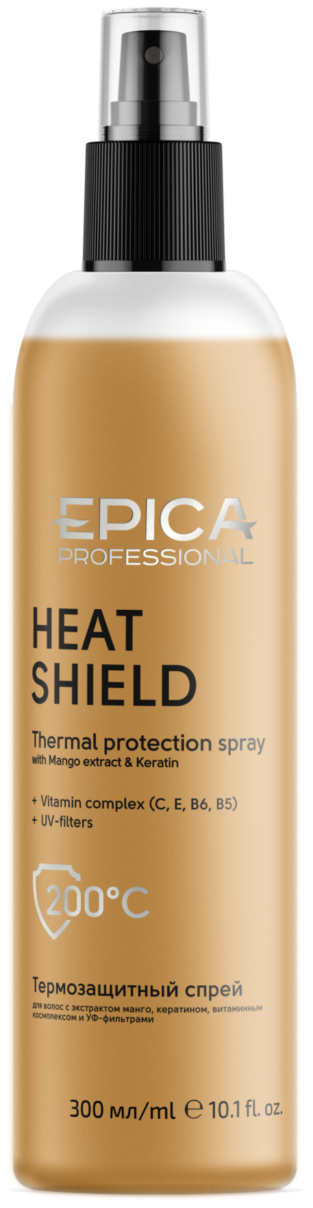 EPICA Professional Heat Shield Спрей для волос с термозащитным комплексом и экстрактами, 300 мл, спрей