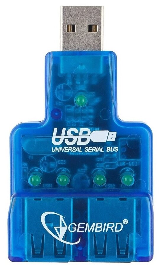 USB-концентратор Gembird UHB-CN224 разъемов: 4