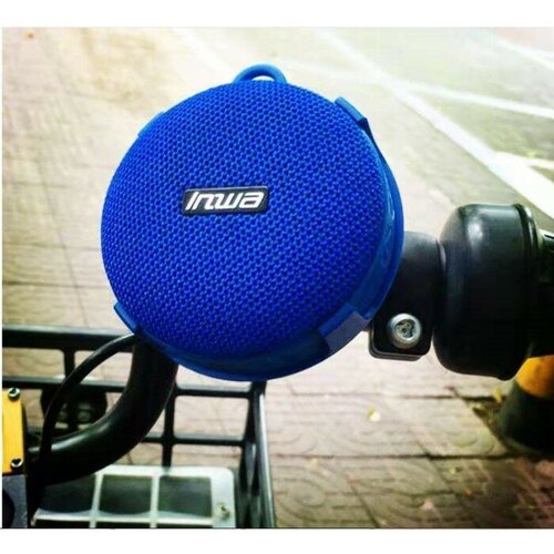 Портативная колонка INWA AS-63 5 Вт 750 мАч водонепроницаемая крепление на руль синяя 337900₽