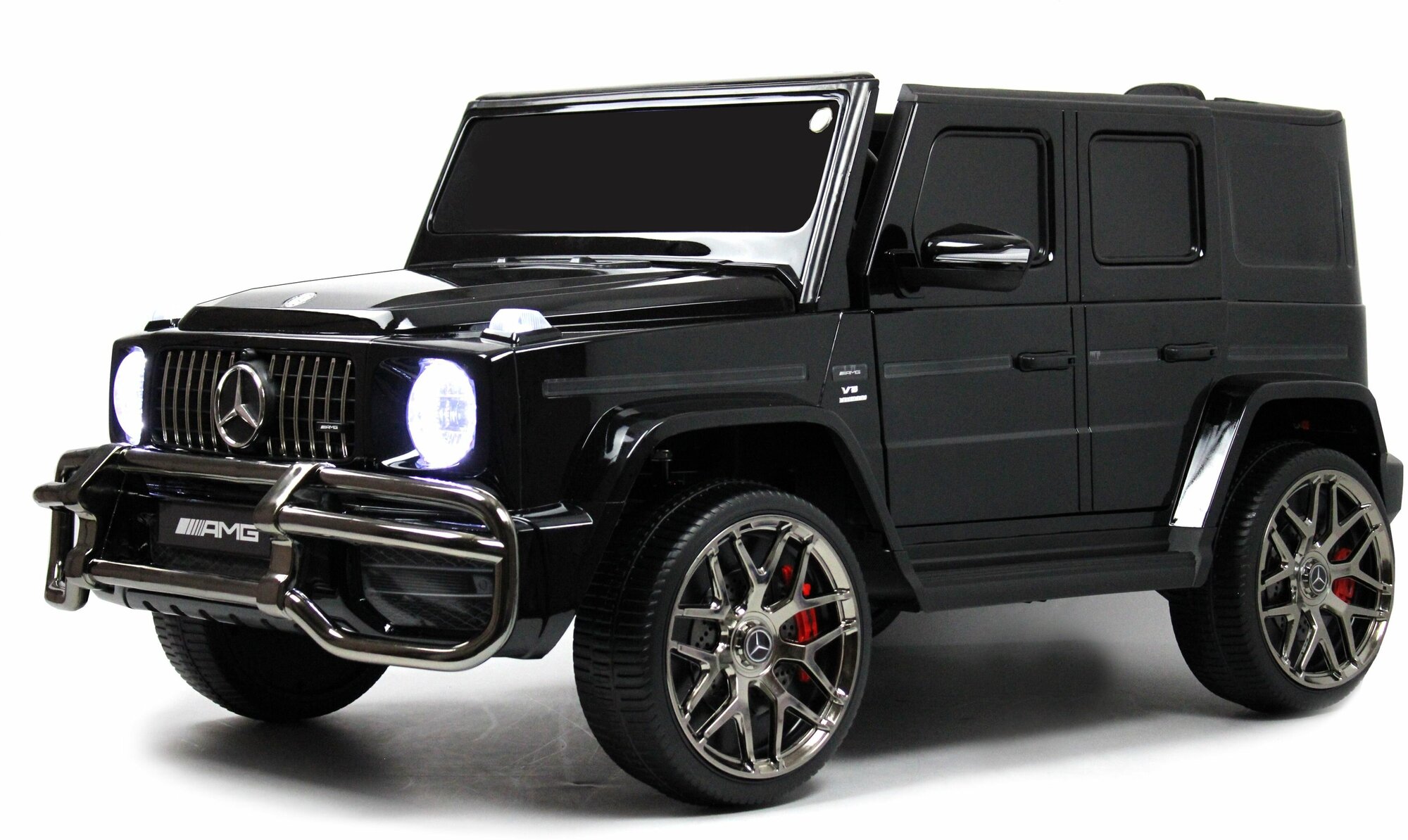 Rivertoys Детский электромобиль Mercedes-AMG G63 (S307) черный глянец