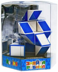 Головоломка Rubik's Змейка Рубика (КР5002) белый/синий