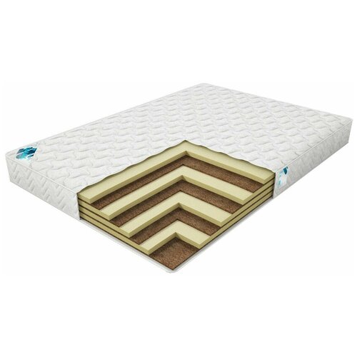 фото Матрас dimax онли медиум лайт, 140x210 см, белый