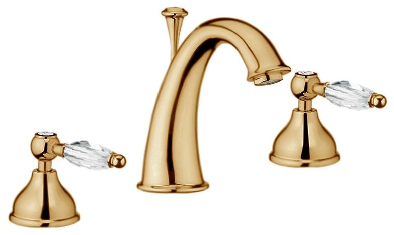 Смеситель для умывальника Webert ALEXANDRA на 3 отверстия AL750101065 Bronze