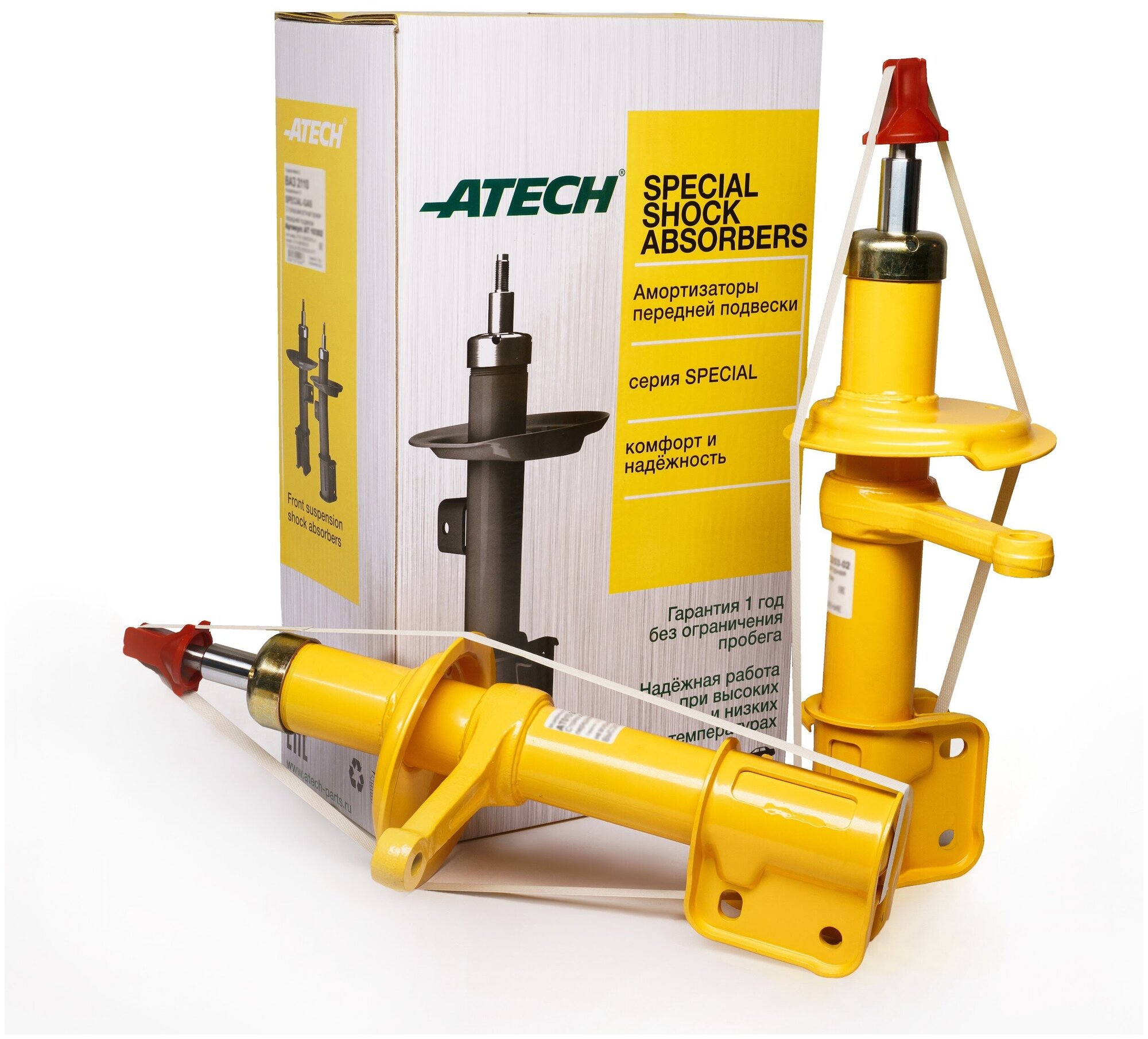 Стойки передней подвески "ATECH" SPECIAL-GAS для ВАЗ 2108-2115 (2 шт.) газомасляные (к-кт)