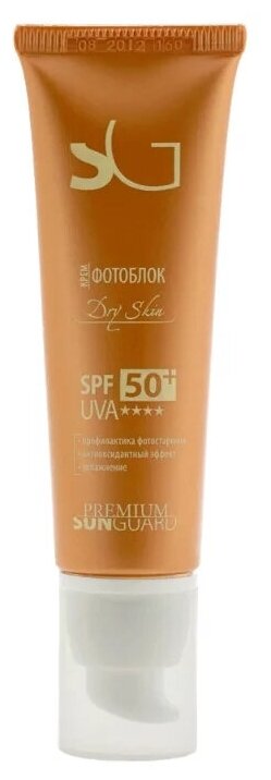 Premium крем Sunguard Фотоблок Dry Skin SPF 50, 50 мл