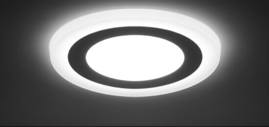 Светильник встраиваемый Gauss Backlight BL117 круглый 6 и 3 Вт свет холодный белый - фотография № 12
