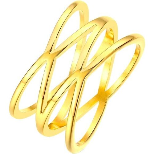 фото Кольцо nouvelle mode, нержавеющая сталь, размер 18