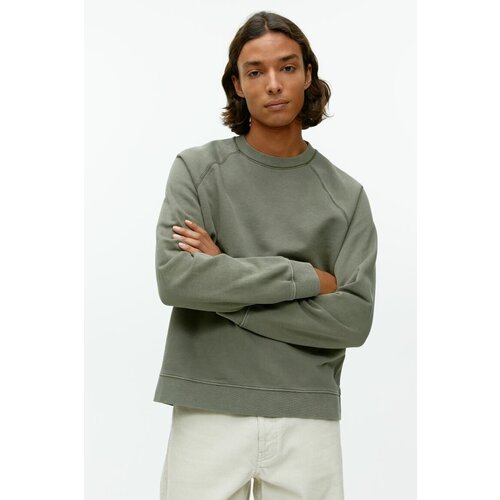 фото Окрашенная в готовом виде толстовка от active - хаки - xl arket