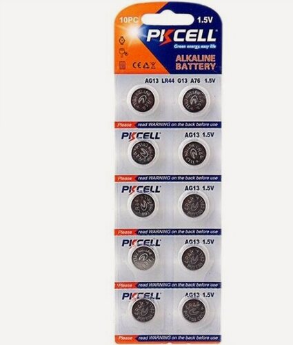 Изображение товара Элемент питания Pkcell AG13-10B LR44(AG13) 10