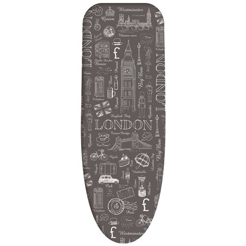 фото Чехол для гладильной доски, большой, 143*54 см, travelling london valiant