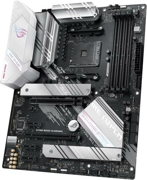 Материнская плата ASUS ROG STRIX B550-A GAMING Socket AM4 AMD B550 4xDDR4 2xPCI-E 16x 3xPCI-E 1x 6xSATA III ATX Retail