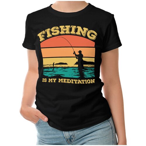 фото Футболка roly, размер s, черный