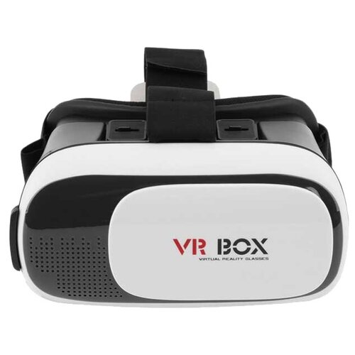 фото Очки виртуальной реальности для смартфона vr box vr 2.0, черно-белый