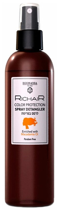 Спрей-кондиционер защита цвета с маслом Макадамии, RICHAIR, 250 мл