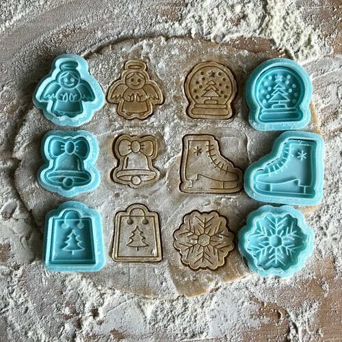 Набор формочек для печенья Снежинка Новогодний