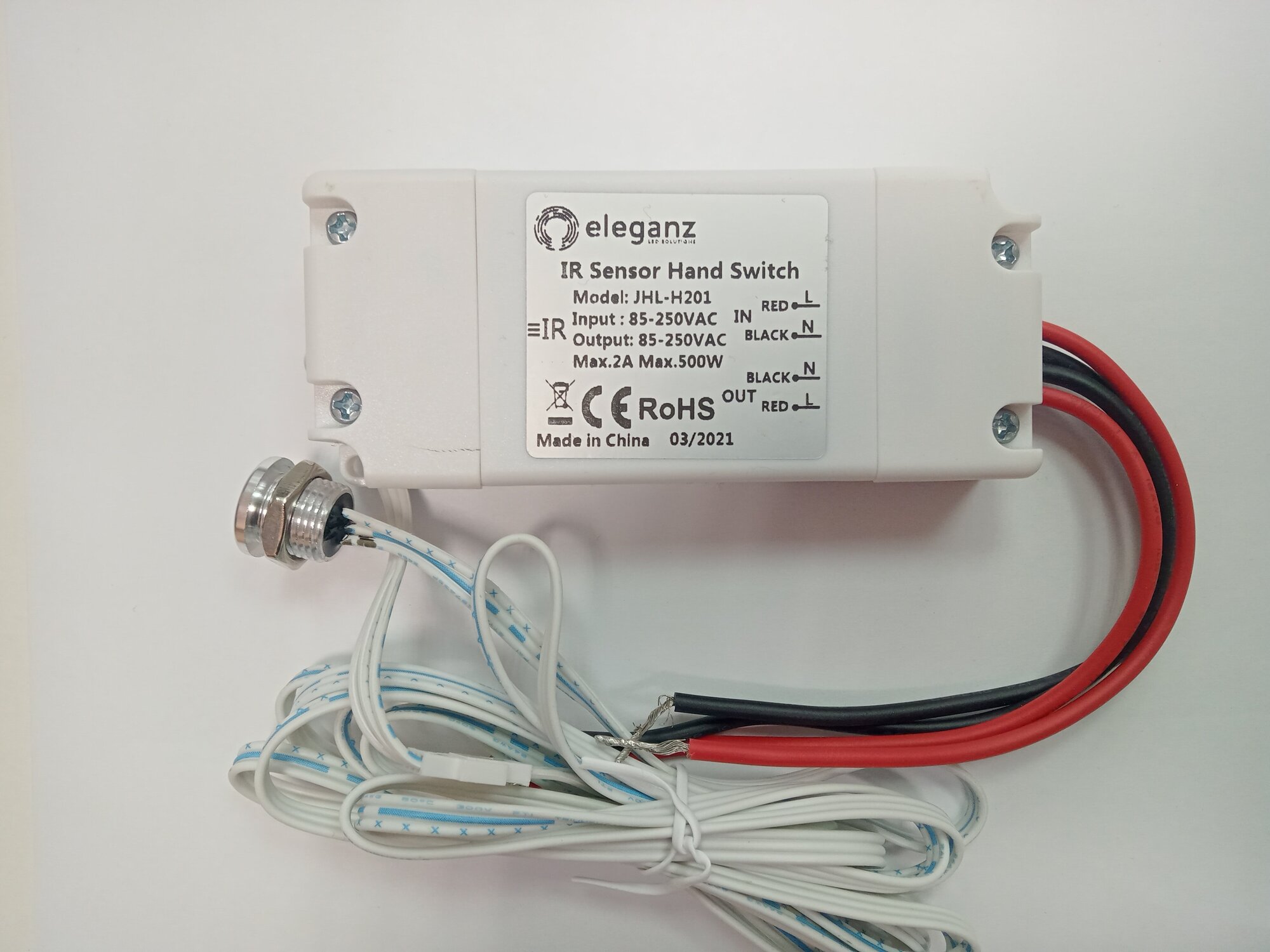 Сенсорный выключатель Eleganz для светодиодной ленты 220В