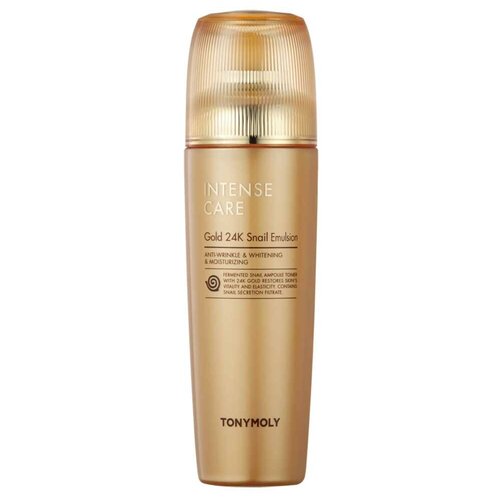 TONY MOLY Intense Care Gold 24k Snail Emulsion Эмульсия для лица, 140 мл tony moly эмульсия для лица с улиткой и золотом intense care gold 24k snail emulsion 160мл