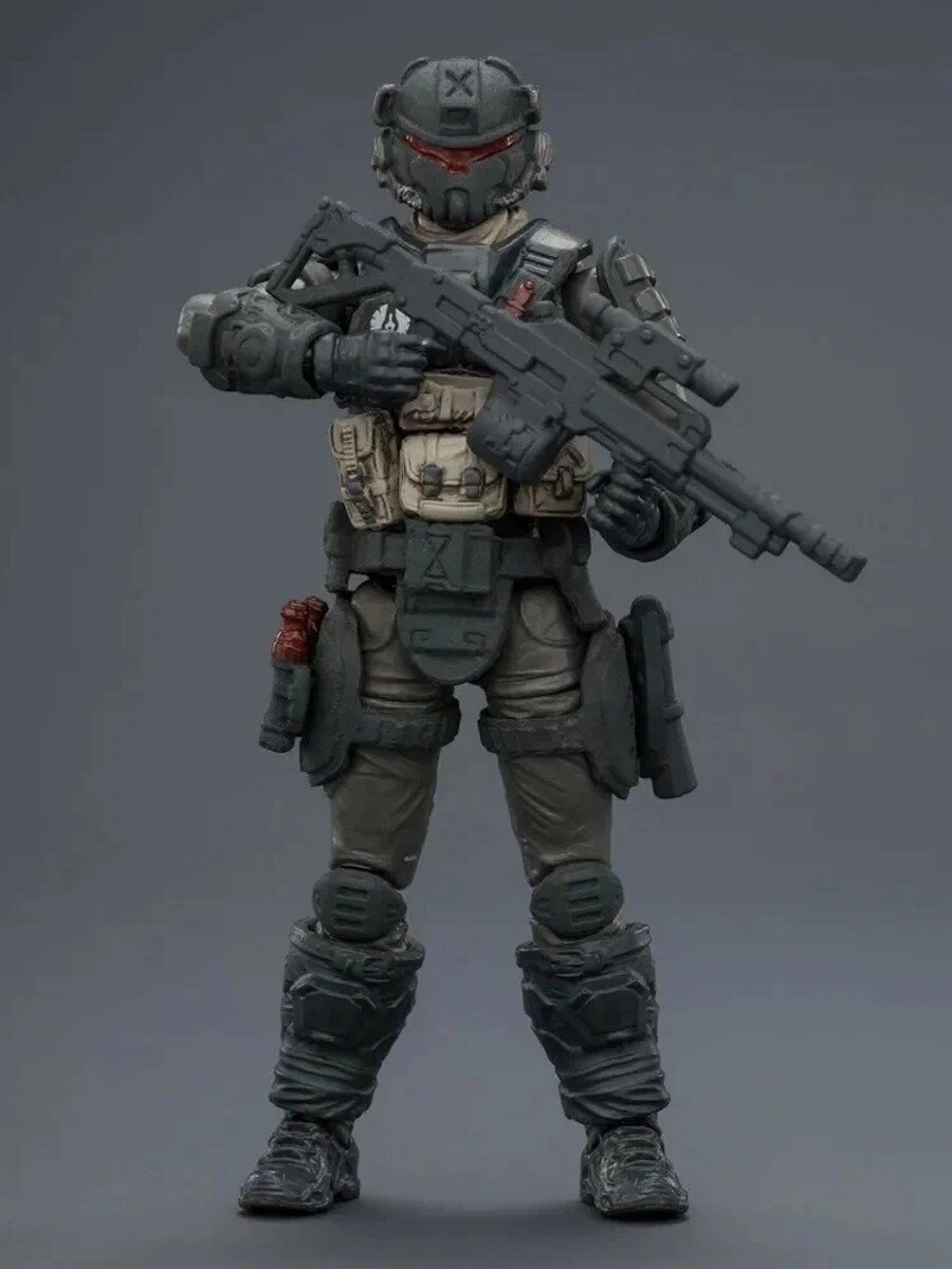 Подвижная фигурка JOYTOY Dark Source 1/25 Action Figures Steel Ride Corps Assaulter Echo Model