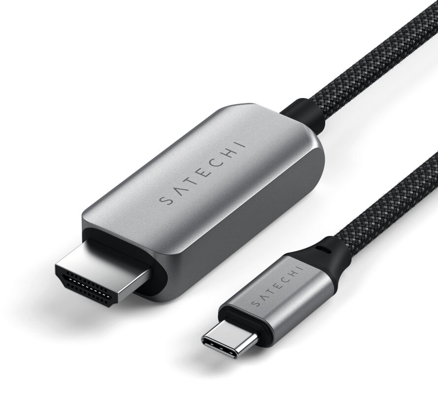 Аксессуар Satechi USB-C - HDMI 2.1 2m Space Grey ST-YH8KCM