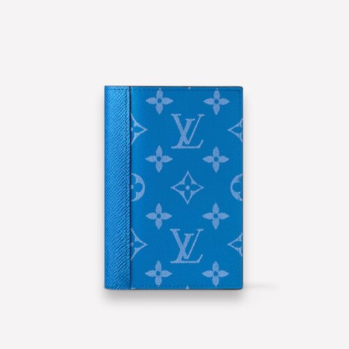 Обложка для паспорта Louis Vuitton Taigarama M31030, синий, голубой