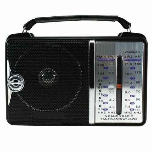 Радиоприемник портативный GOLON RX-BT086 220V2хR20 Bluetooth 6 301000₽