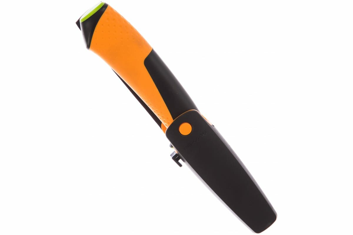 Нож для тяжелых работ с точилкой Fiskars 1023619