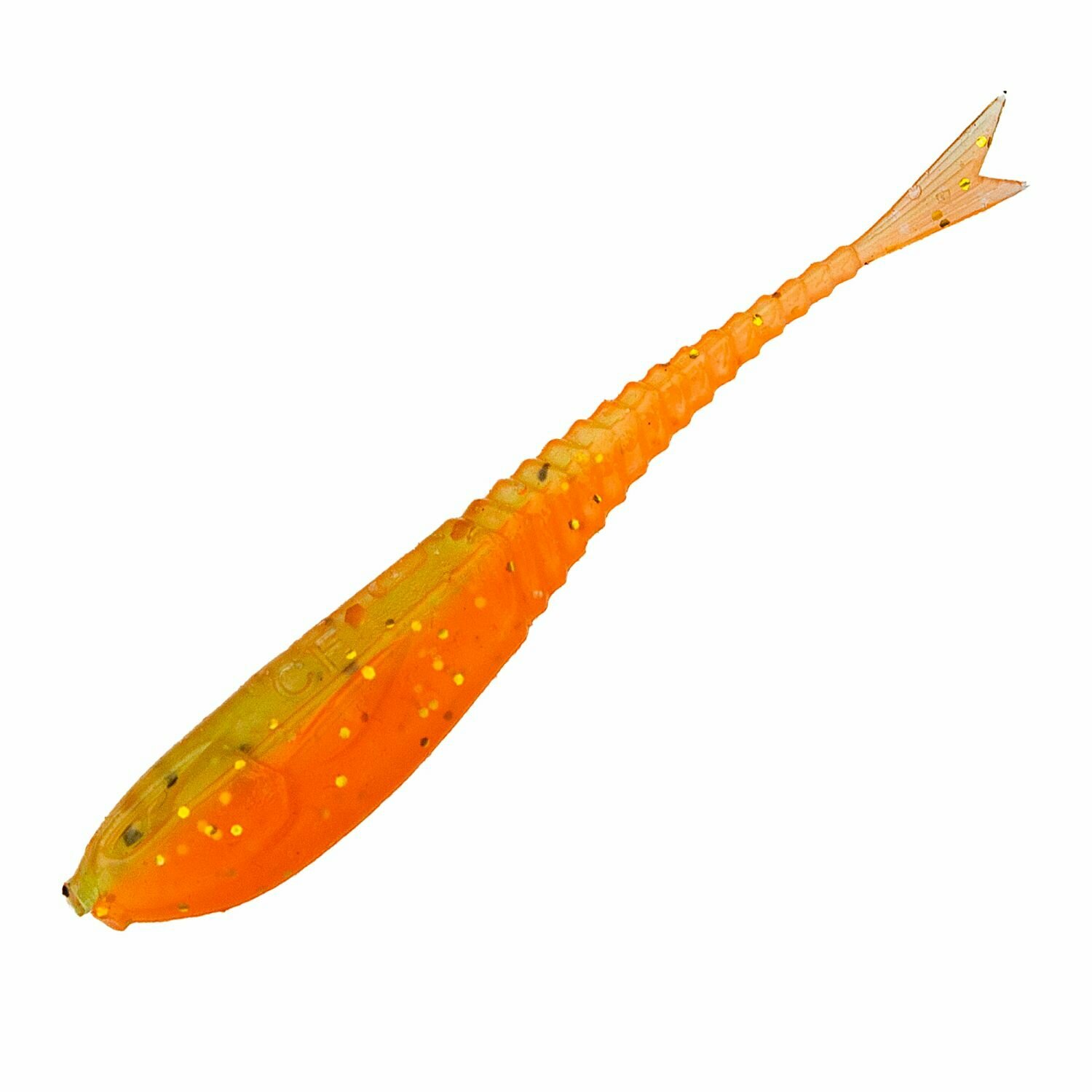 Силиконовая приманка для рыбалки Crazy Fish Glider 22" кальмар #5d Orange Chart слаг на щуку окуня судака