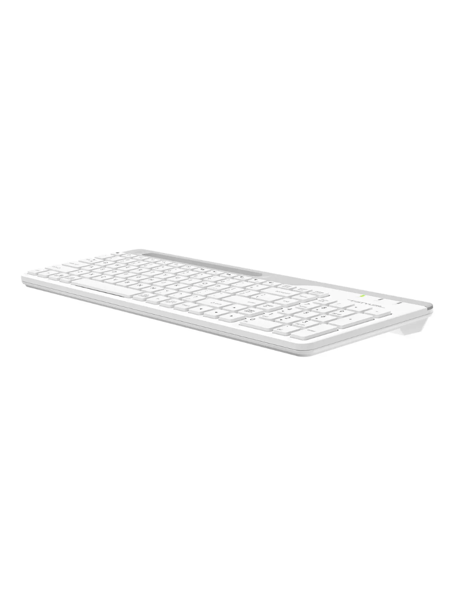 Клавиатура A4TECH Fstyler FK25, USB, белый серый [fk25 white] - фото №7