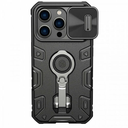 Nillkin CamShield Armor Magnetic Противоударный чехол для магнитной зарядки с кольцом для iPhone 14 Pro Max с защитой камеры