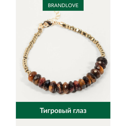 Браслет BL Jewelry Quasar, тигровый глаз, 1 шт., размер 19 см, коричневый