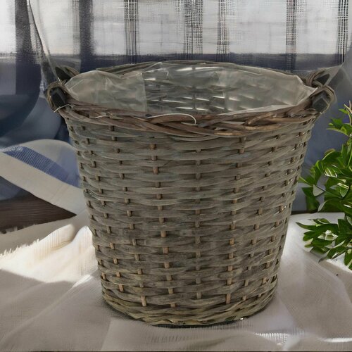 Кашпо плетеное ива D30хН25 см 1200₽
