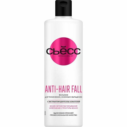 Бальзам для волос Syoss против выпадения ANTI-HAIR FALL, 450 мл (комплект из 3 шт)