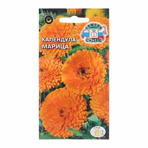 Семена цветов Календула Марица, Евро, 0,25 г ( 1 упаковка )