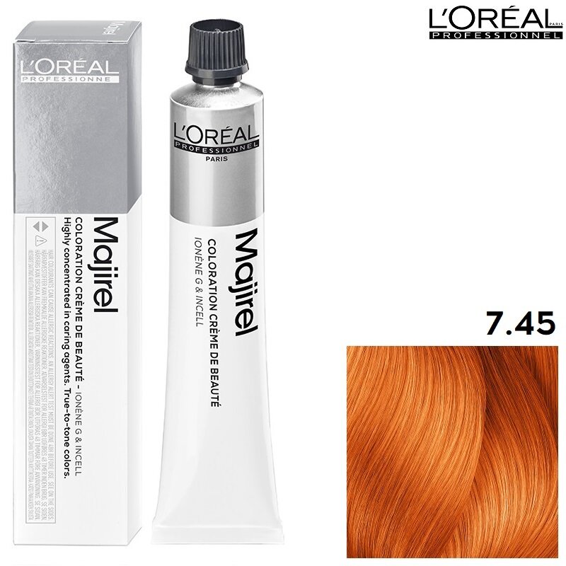 L'Oreal Professionnel Majirouge Краска для волос, 7.45 блондин медный красное дерево, 50 мл
