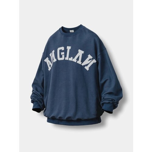 фото Свитшот anglan applique big logo, размер m, , deep blue